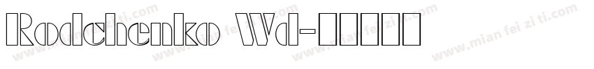 Rodchenko Wd字体转换